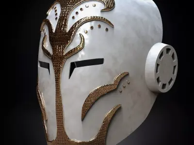 Jedi Temple Mask Star Wars  3D print model