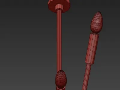 Satellite Chandelier 3D model