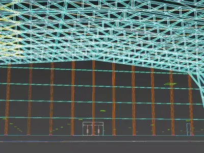 The Arena event venue Riyadh 3D Model high poly model for events 3D model