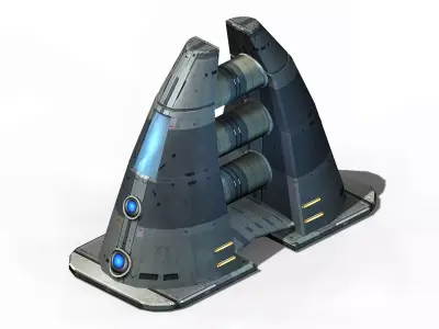 Star Alliance - Pavement Small Object 01 3D model