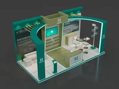 Exhibition Booth 3D model