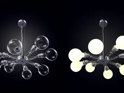 Modern Lamps Collection 3D model