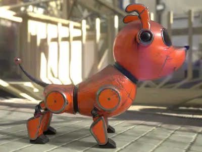 Robot Dog 3D model