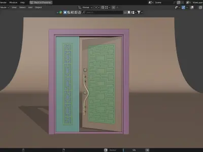 Entrance Door Free 3D model
