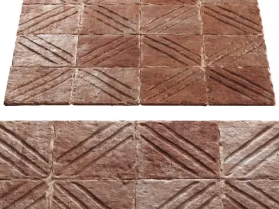 Ceramic floor tiles  3D model