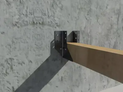 Metal Bracket Free 3D model