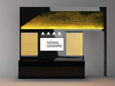 Bubble Wall Bar Tv Unit 3D model