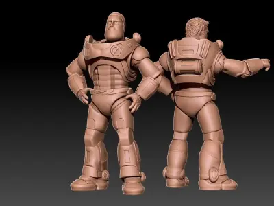 Buzz Lightyear Printable 3D print model
