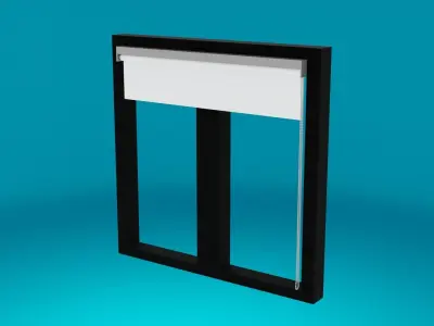 Roller Blinds Free 3D model