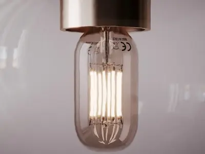 Opal and white pendant lamp from House doctor 3D model