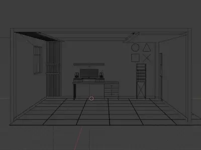 Gaming Room Free 3D model