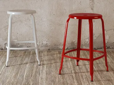 N Stool 60 and 75 3D model