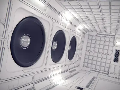 Virtual Boombox Studio 36 PBR 3D model