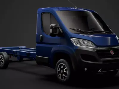Fiat Ducato Chassis Truck Single Cab 4035XL WB 2020 3D model