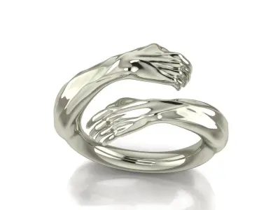 Ring hands 3D print model  3D print model