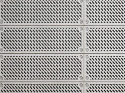 Silver Metal Plate Transparent PBR Seamless Texture