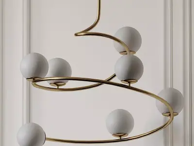 Kapkace Curl Pendant Lamp 3D model