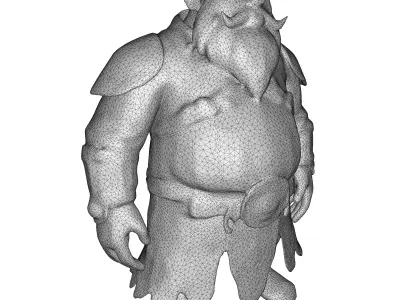 Dwarven Warriors Ultimate Collection - Fantasy Character Models 3D print model