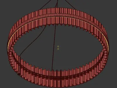 Saturno Not Baroncelli Suspension 3D model