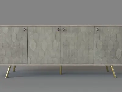 Jennifer Buffet White 3D model