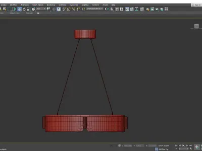 TRIBECA CHANDELIER Low-poly 3D model