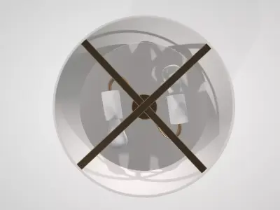 Malen Ceiling Light  Low-poly 3D model