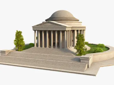 Jefferson Memorial 3D model