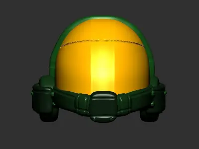 helmet high ver 3 poly sculpt 3d printable 3D model buy