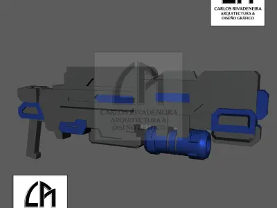 GUNDAM COMPLETE SET OF BLASTERS 3D print model