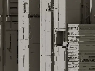 SCI-FI DEEP STRUCTURES 3D model