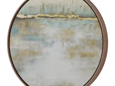 Abstract Painting Frame set 3D model 750
