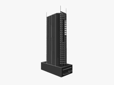 River Park Central Low-poly 3D model