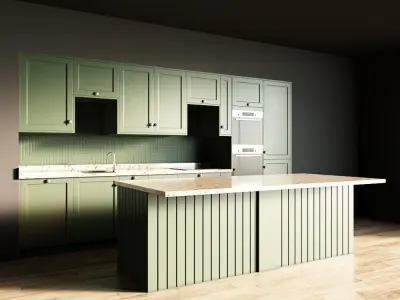 52-Kitchen4 matte 5 3D model