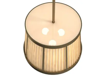 Urban electric shako hanging lighting 3D model