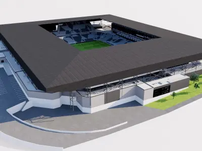 Lower com Field - Columbus Crew - USA 3D model 3D model