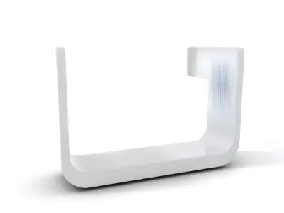 Sleek Silver Handle model pack Low-poly 3D model