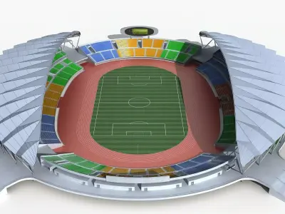 Gymnasium 3 3D model