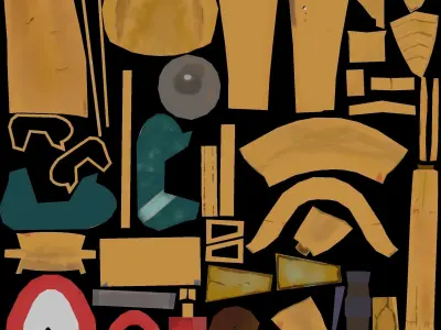 Cartoon House stylized  Low-poly 3D model