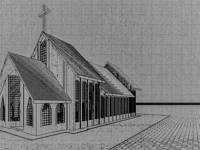 Christian Church 3D model