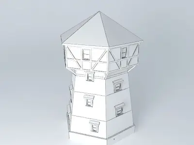 Water Tower  Free 3D model
