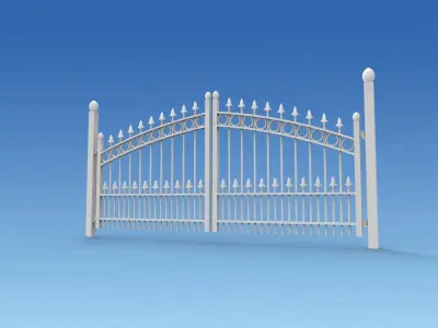 gate steel home 3D print model