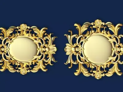 dekor ornament 3D model 137