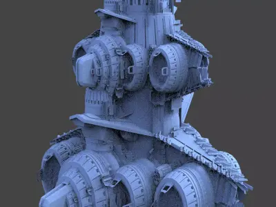 Star Freighter Base Ship 14 3D model