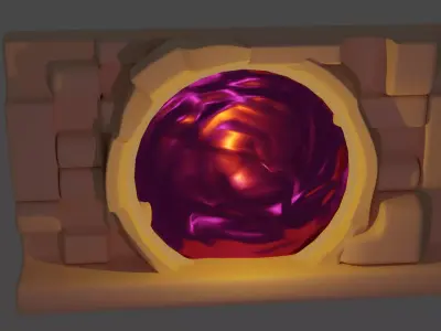 Door magic 3D model