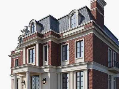 Classic house 4 3D model