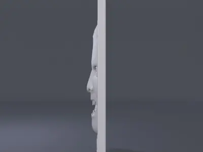 Jack Torrens with an inscription 3D print model