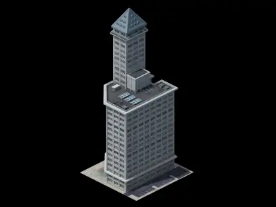 Heterogeneous - Building 08 3D model