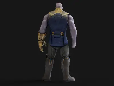Thanos 3d Model Scan Low-poly 3D model