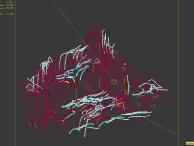 Space - Broken Wall 05 3D model