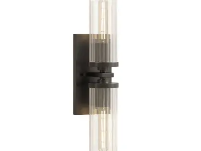 Andreas 2-Light Wall Sconce Low-poly 3D model